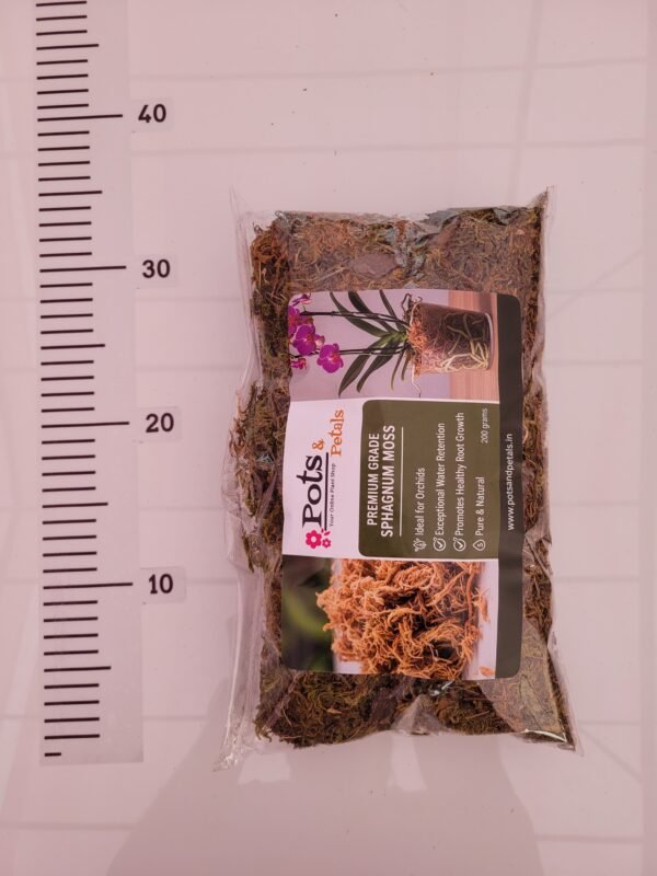 Good Quality Sphagnum Moss -200g Bag Size - Orchid Potting Mix - Image 3