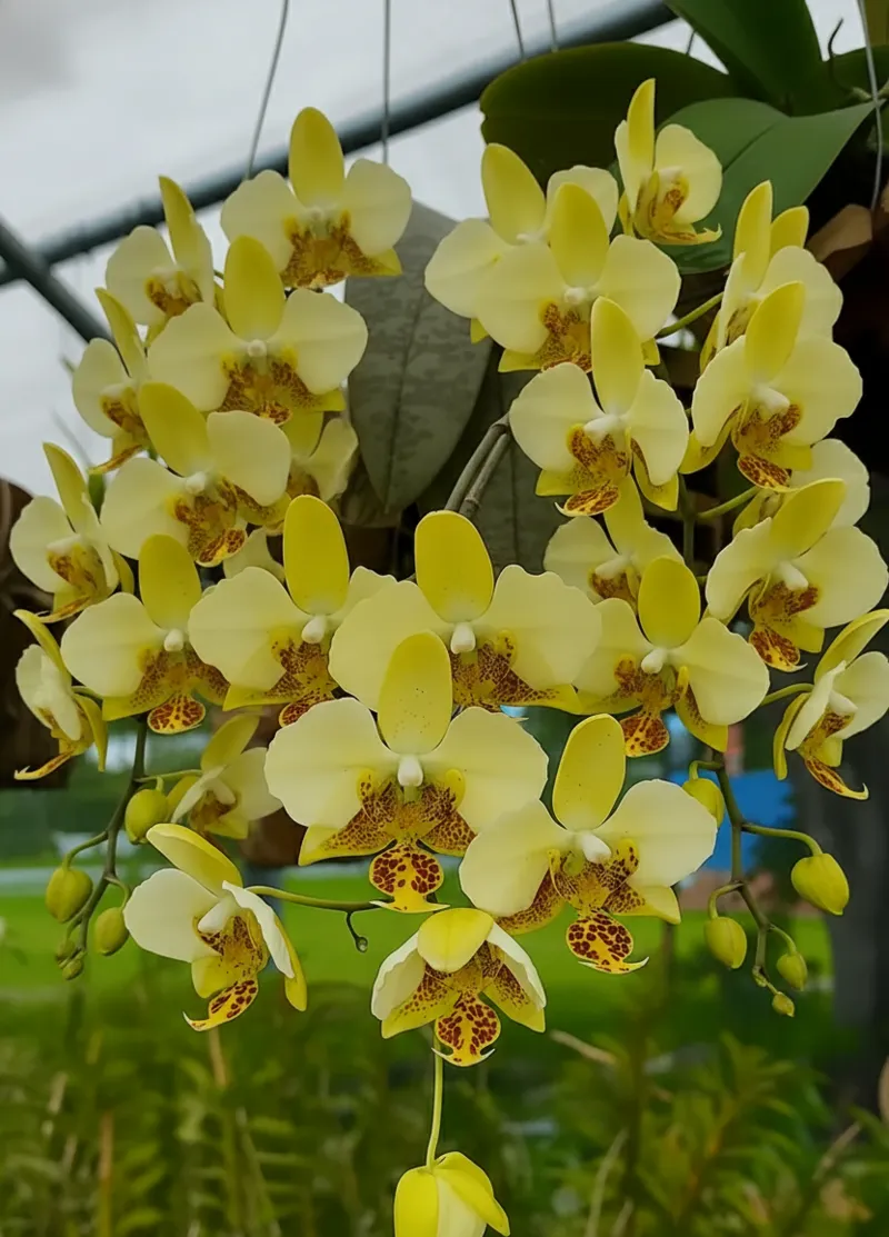 Phalaenopsis stuartiana var. nobilis 'Yellow Strain' - Image 2