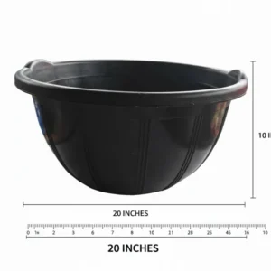 Alternative view of Set of 5 Extra Large Lotus Bowls (20" x 10")