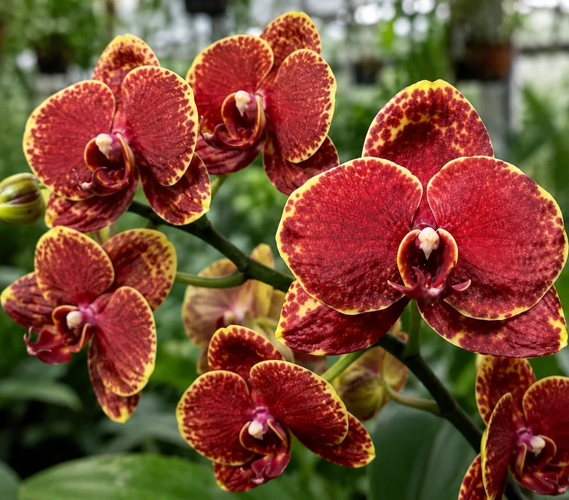 Phalaenopsis Fire Burst Blooming Size