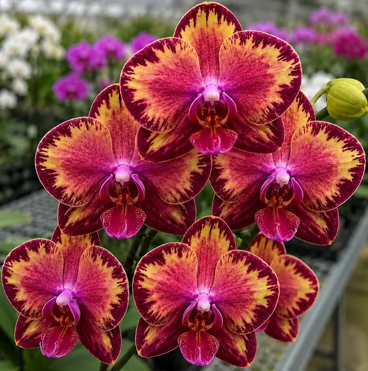 Phalaenopsis Fire Dreams Blooming Size