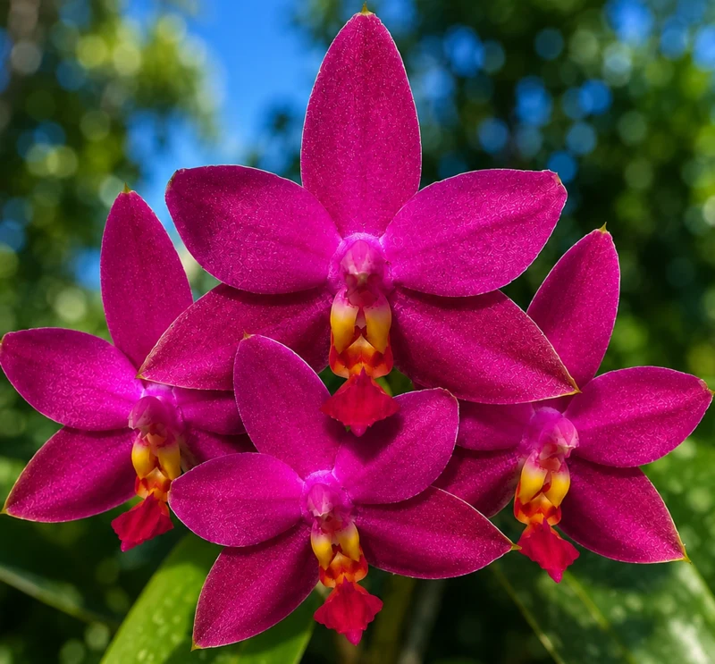 Ready to Flower Size Phalaenopsis Indigo Red X Violacea Sumatrana