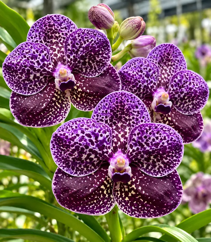 Vanda SS 209 Blitz x Kasem Delight x Tubtim Thai Spot Seedling