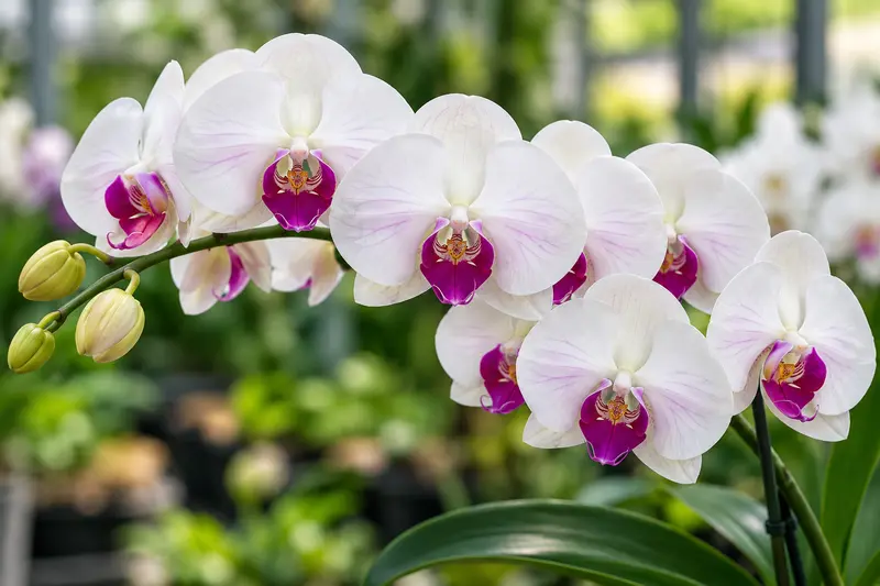 Matured Phalaenopsis Winter Love with Buds