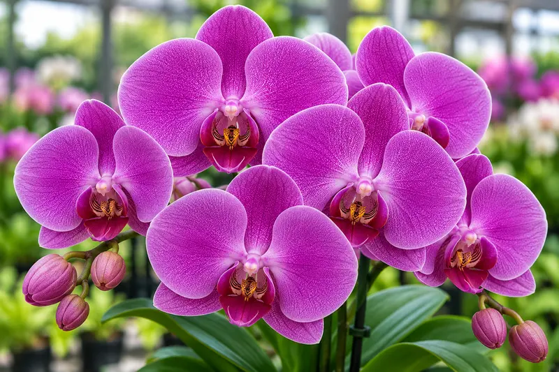 Matured Phalaenopsis Tigris with Buds
